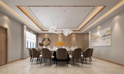 现代包厢3D模型下载